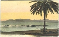 Cannes Vue sur l'Esterel Открытка артикул 4177b.